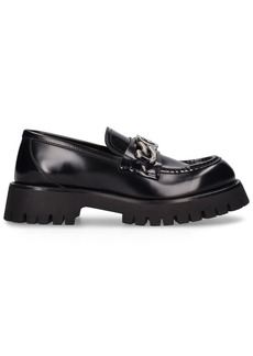 Gucci 40mm Leather Lug Sole Loafers