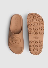 Gucci 42mm Interlocking G Rubber Sandals