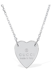 Gucci 48cm Trademark Silver Necklace