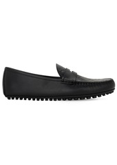 Gucci 5mm Driver Signature Leather Moccasins