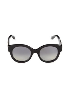 Gucci 51MM Oval Sunglasses