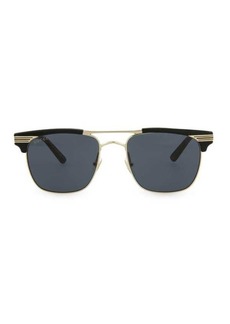 Gucci 52MM Aviator Clubmaster Sunglasses