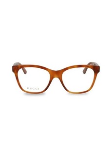 Gucci 52MM D Frame Eyeglasses