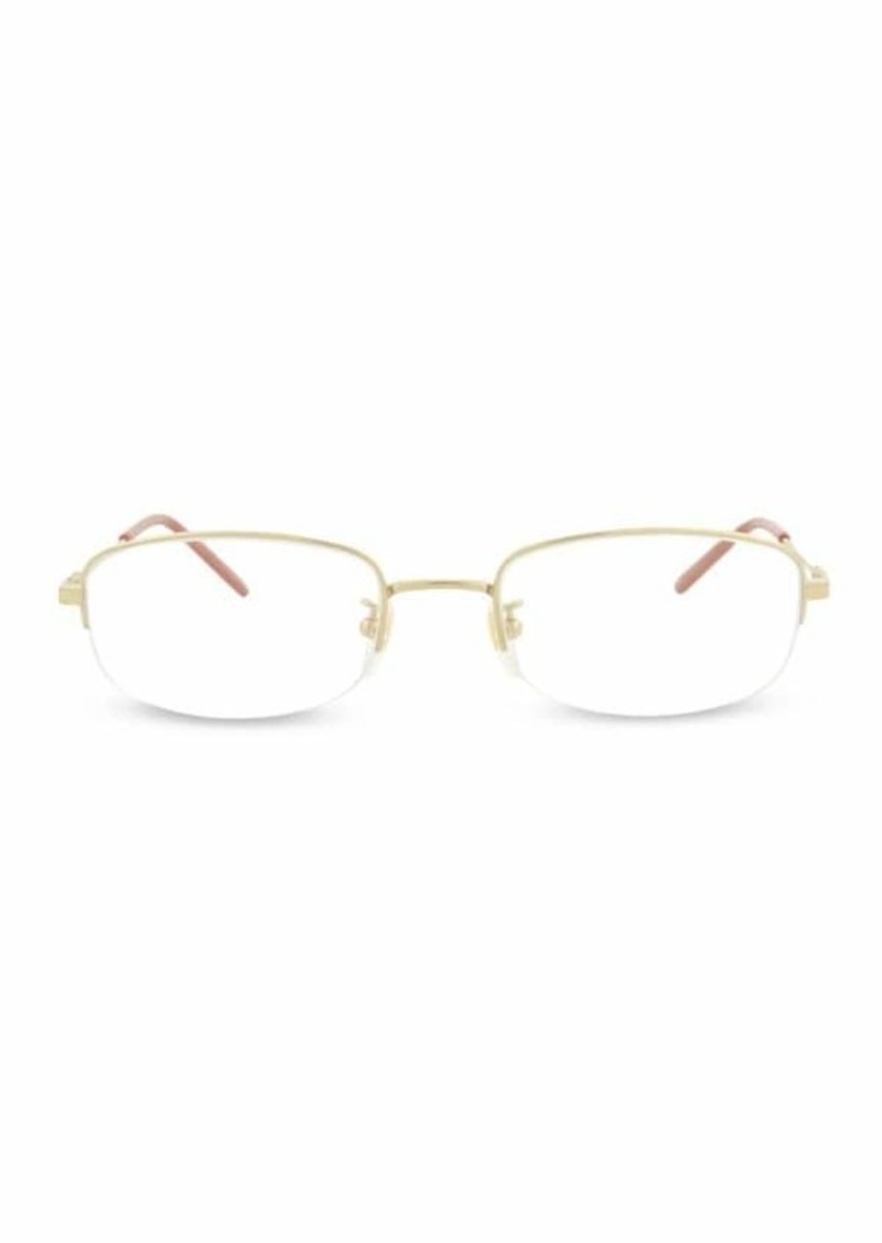 Gucci 52MM Oval Eyeglasses