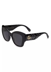 Gucci 53MM Cat Eye Sunglasses