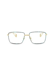 Gucci 53MM Rectangle Eyeglasses