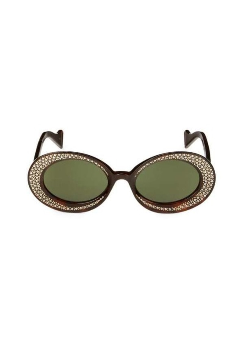 Gucci 54MM Oval Sunglasses