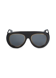 Gucci 54MM Round Aviator Sunglasses