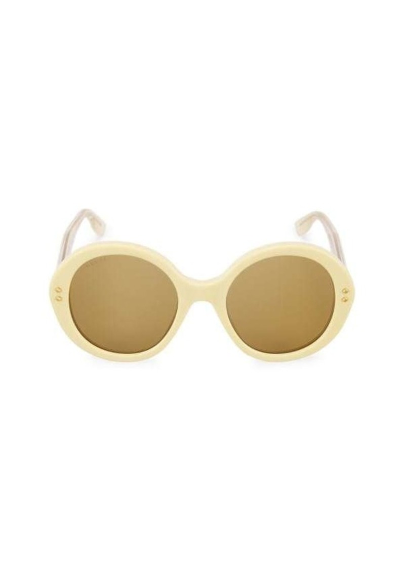 Gucci 54MM Round Sunglasses