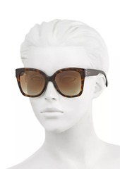 Gucci 54MM Tortoiseshell Square Sunglasses