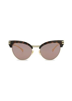 Gucci 55MM Clubmaster Cat Eye Sunglasses