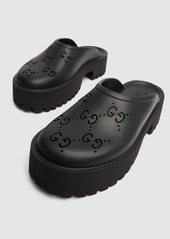 Gucci 55mm Elea Perforated G Platform Sandals