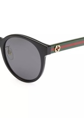 Gucci 55MM Round Sunglasses
