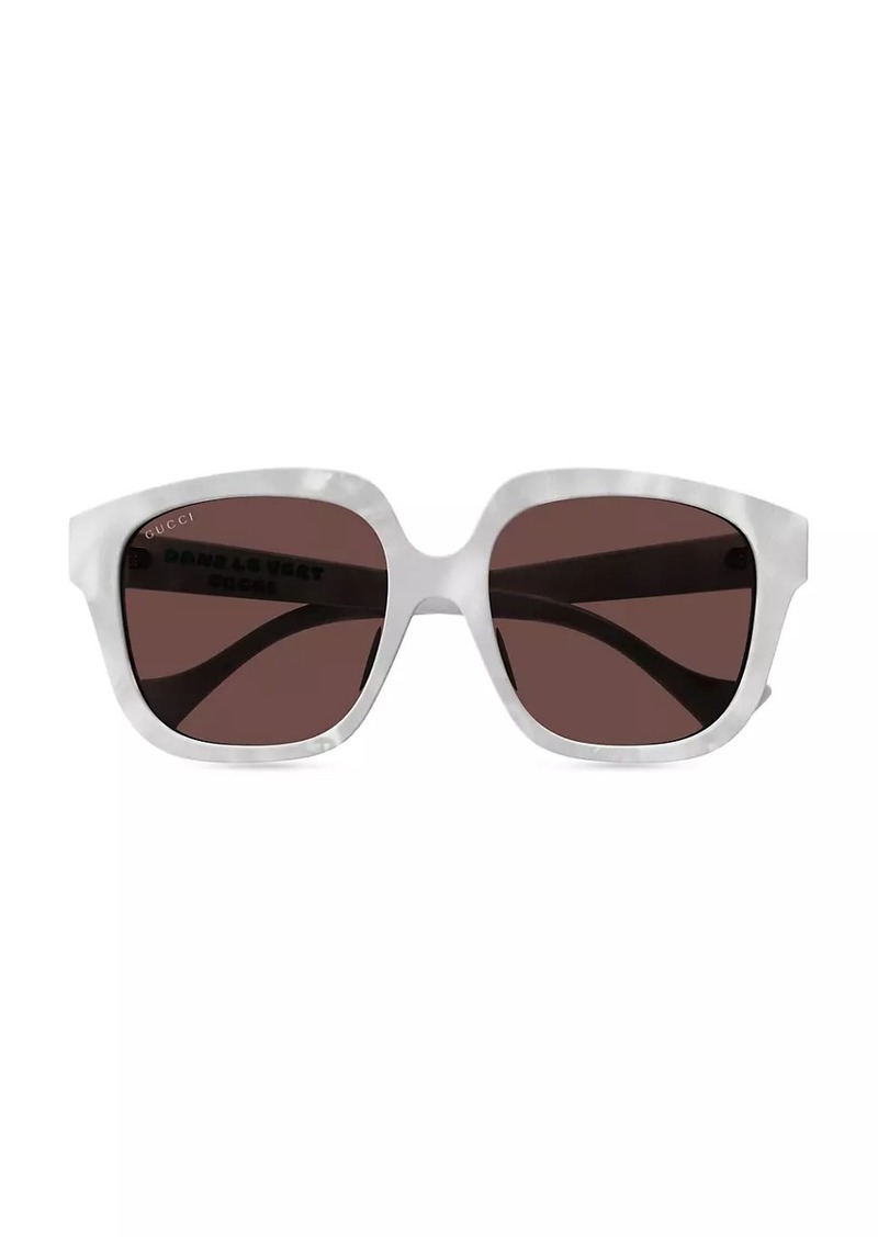 Gucci 55MM Square Sunglasses