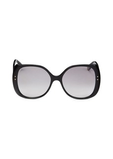 Gucci 56MM Butterfly Sunglasses
