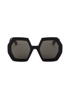 Gucci 56MM Geometric Sunglasses
