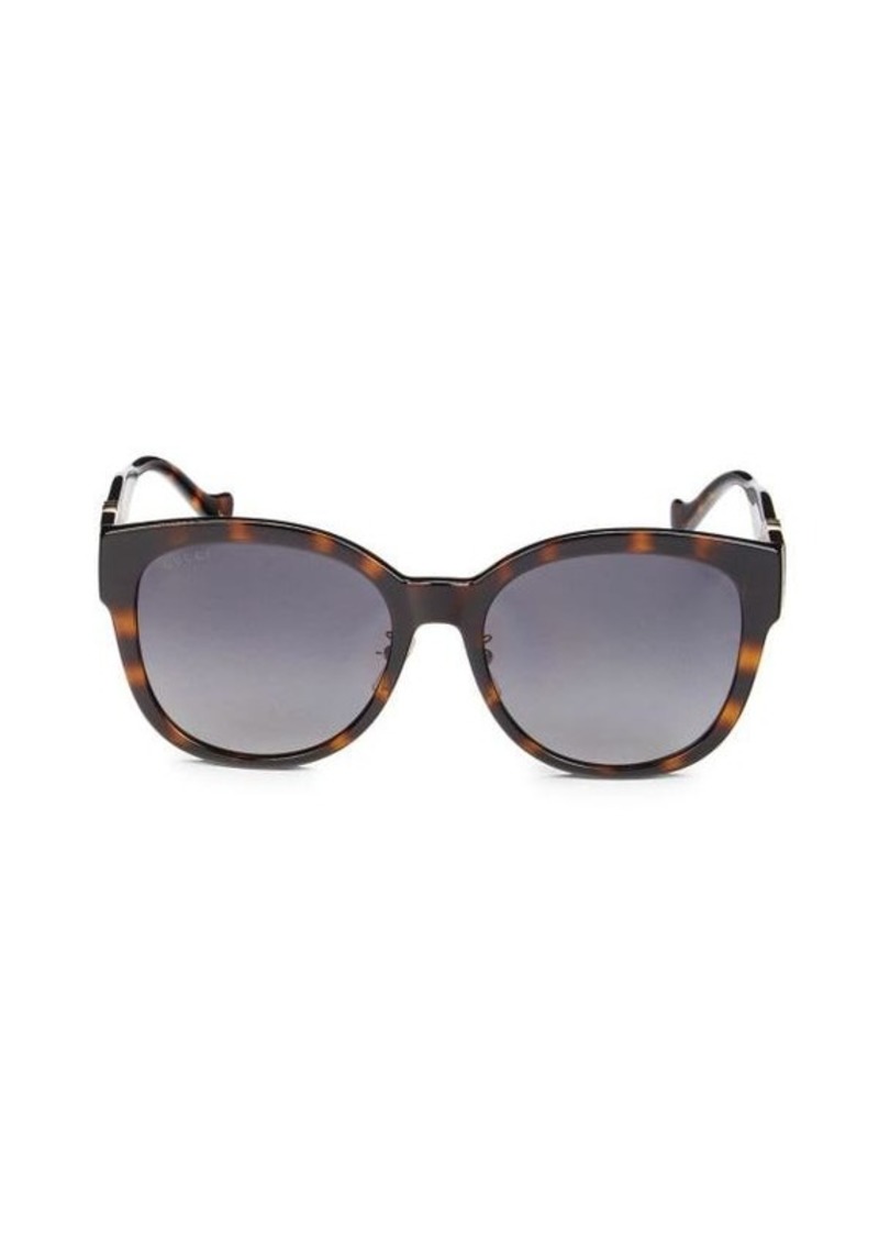 Gucci 56MM Oval Sunglasses