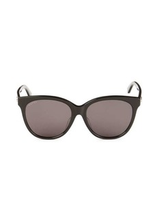 Gucci 56MM Oval Sunglasses
