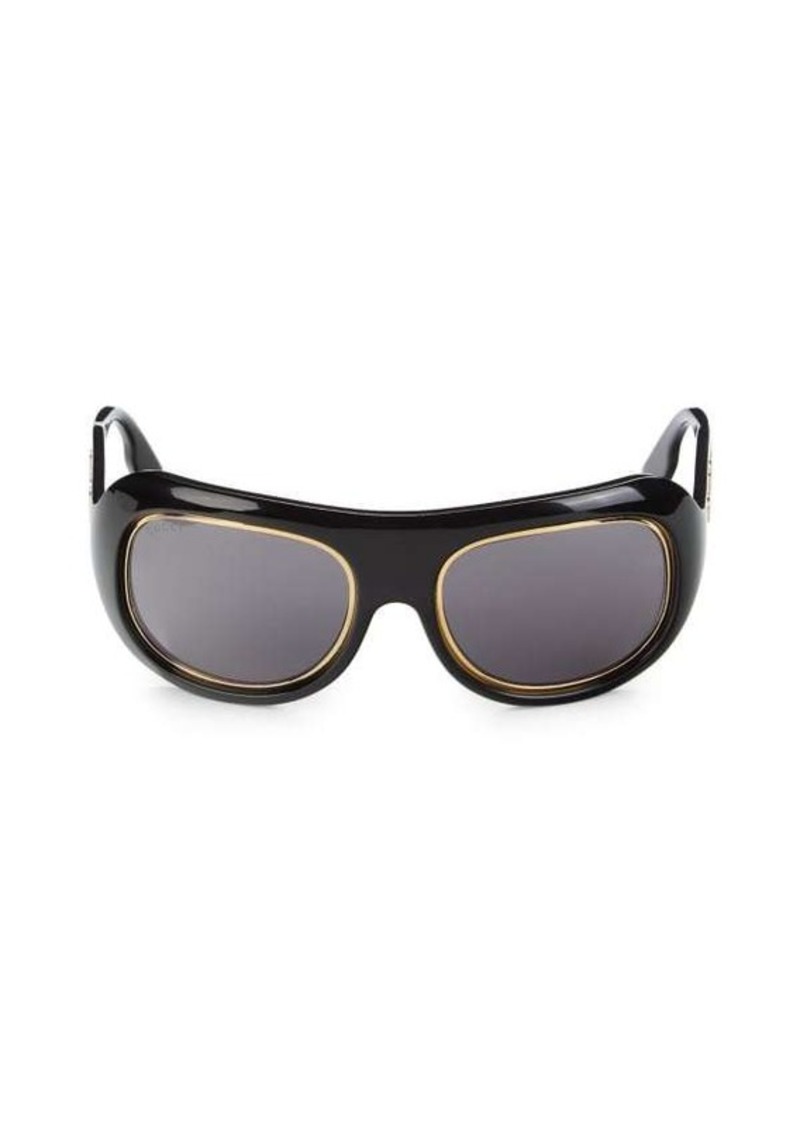 Gucci 56MM Oversized Oval Sunglasses