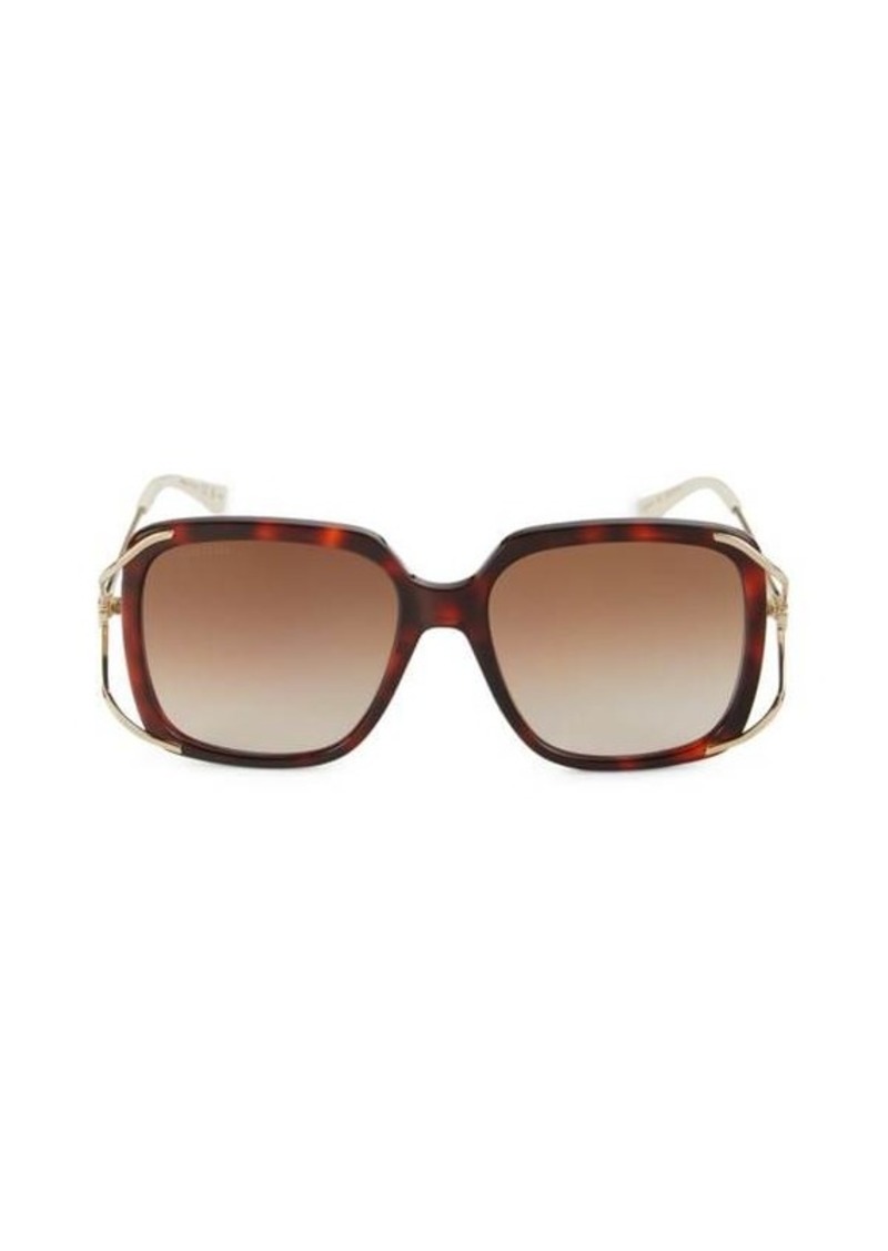 Gucci 56MM Square Sunglasses