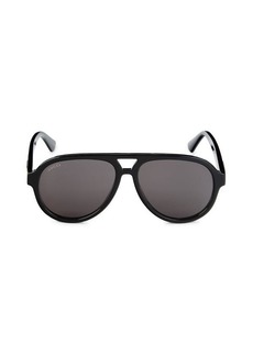 Gucci 57MM Aviator Sunglasses