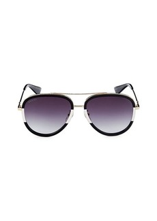 Gucci 57MM Aviator Sunglasses
