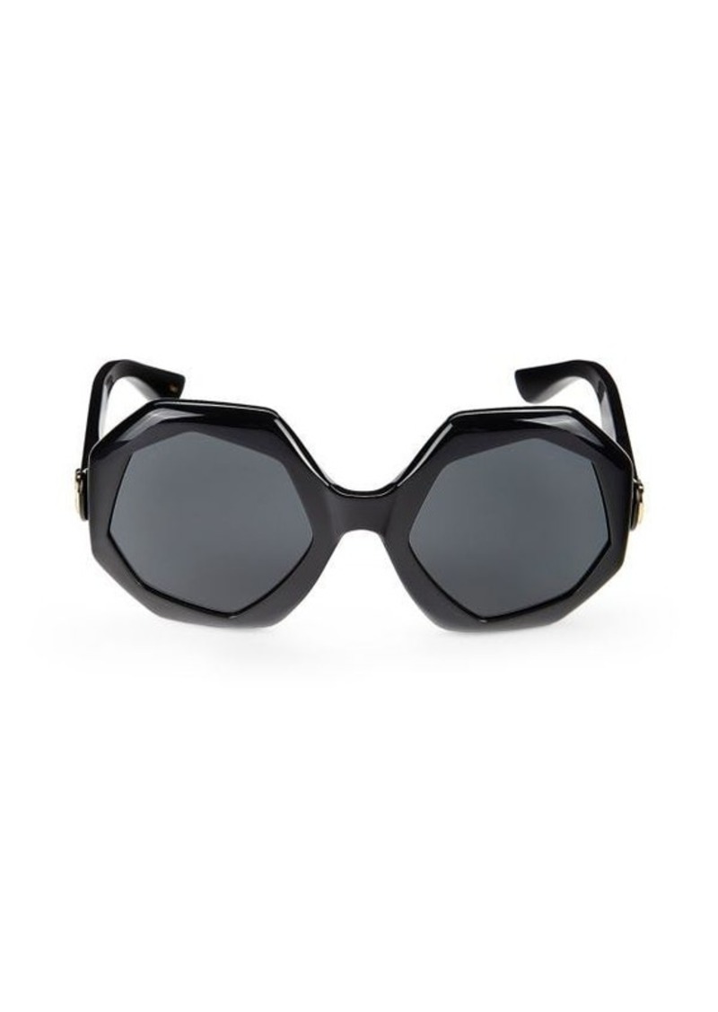 Gucci 57MM Geometric Sunglasses