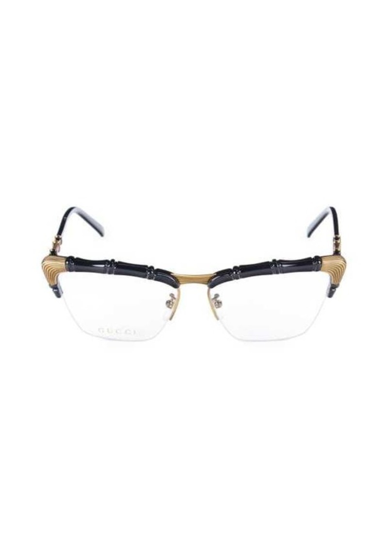 Gucci 58MM Cat Eye Eyeglasses