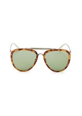 Gucci 58MM Oval Sunglasses