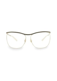 Gucci 58MM Rectangle Eyeglasses