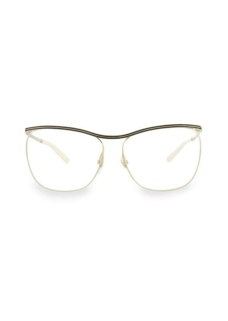 Gucci 58MM Rectangle Eyeglasses