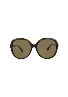 Gucci 58MM Round Sunglasses