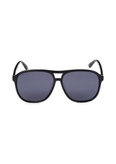 Gucci 59MM Aviator Sunglasses