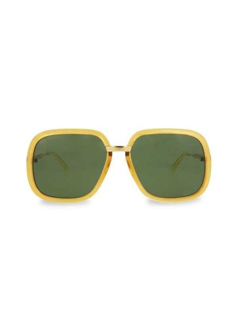 Gucci 60MM Aviator Sunglasses