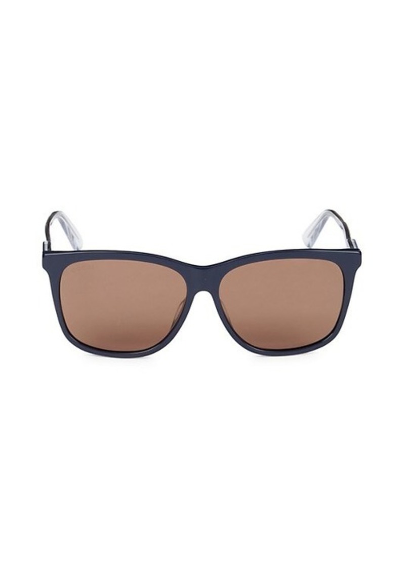 gucci 60mm square sunglasses