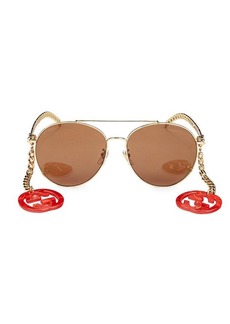 Gucci 61MM Round Sunglasses