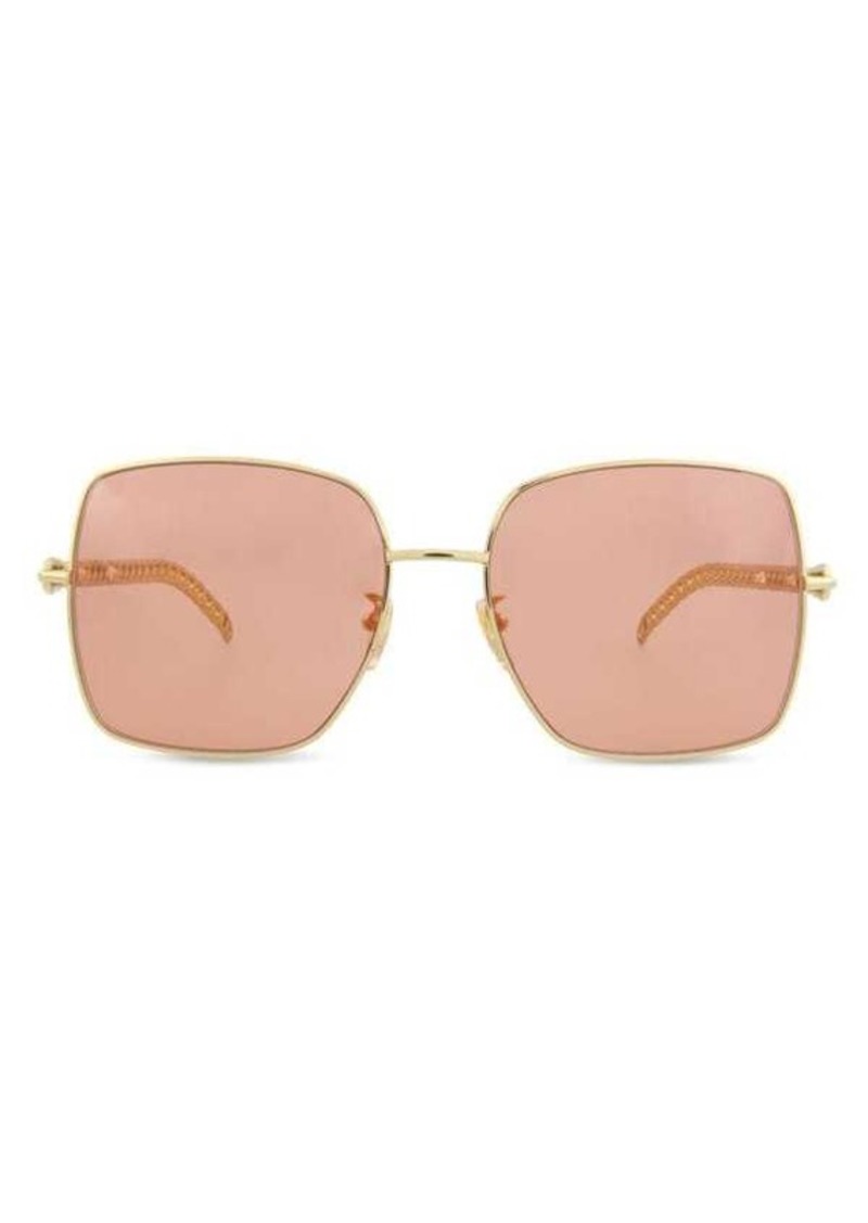 Gucci 61MM Square Sunglasses With Chain