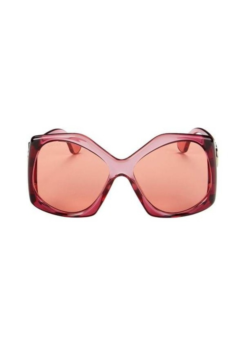 Gucci 62MM Butterfly Sunglasses