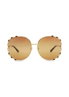 Gucci 64MM Round Sunglasses