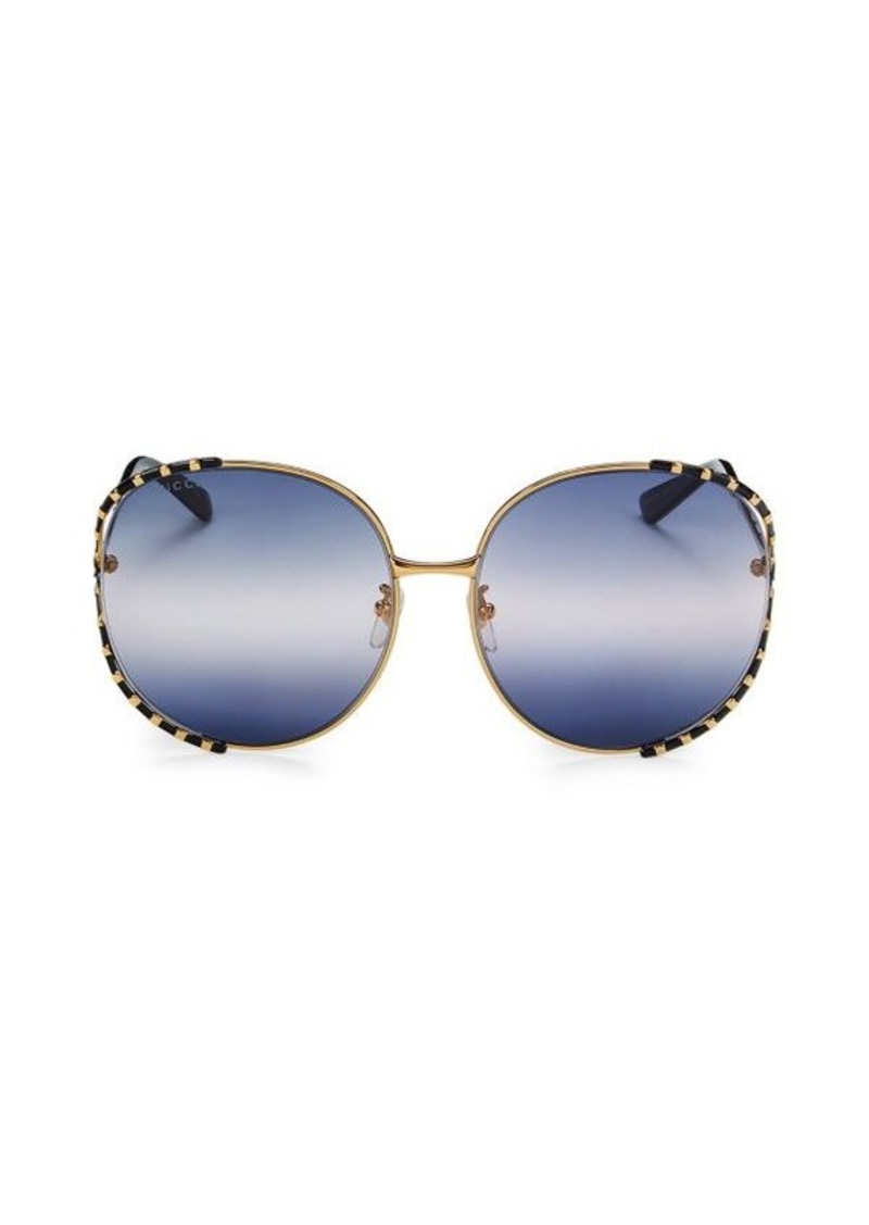 Gucci 64MM Round Sunglasses