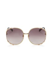 Gucci 64MM Round Sunglasses