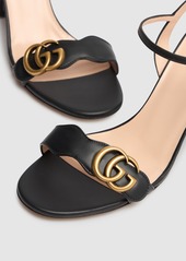 Gucci 75mm Marmont Leather Sandals