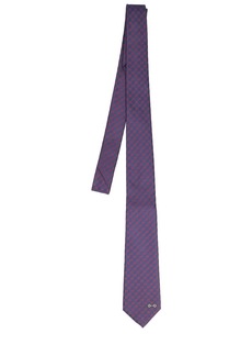 Gucci 7cm Gg Mono Horsebit Silk Jacquard Tie