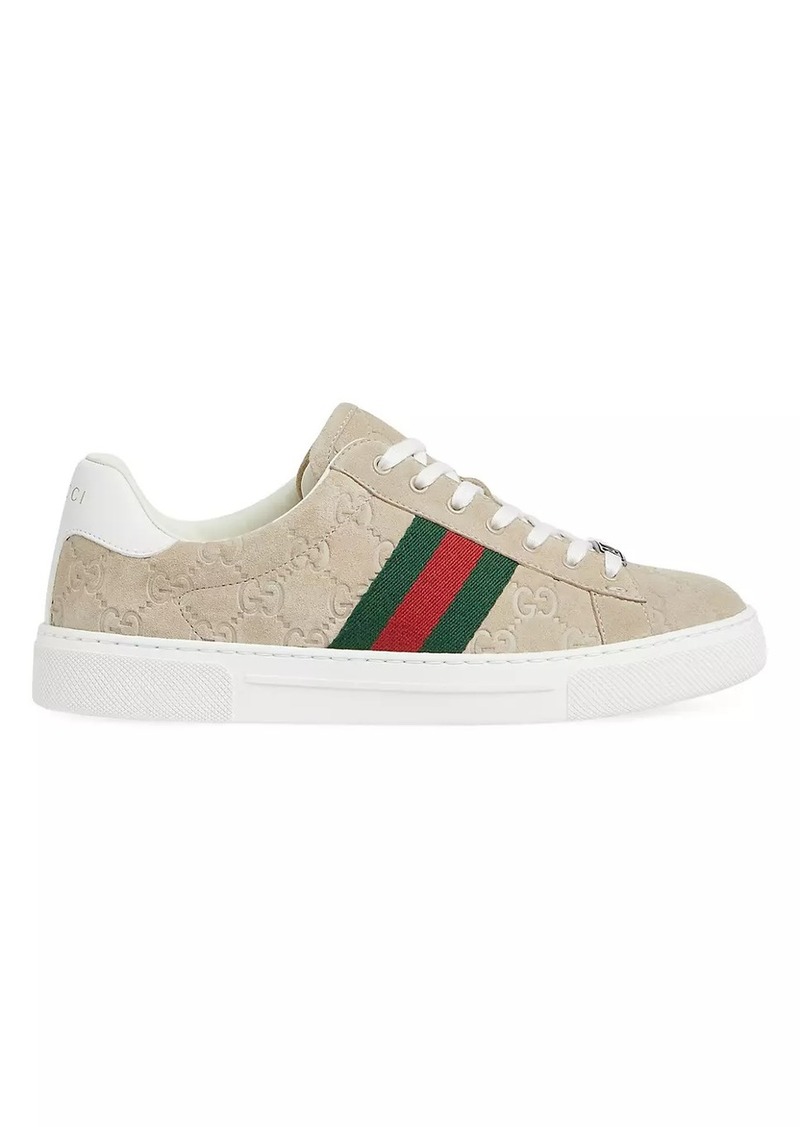 Gucci Ace GG Suede Sneakers