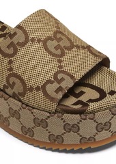 Gucci Angelina Maxi GG Slide Sandals