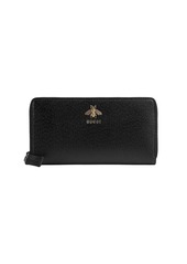 Gucci Animalier leather zip around wallet