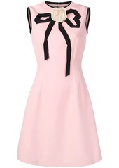 Gucci appliqué rose dress