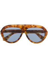 Gucci aviator frame sunglasses