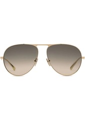 Gucci Aviator metal sunglasses