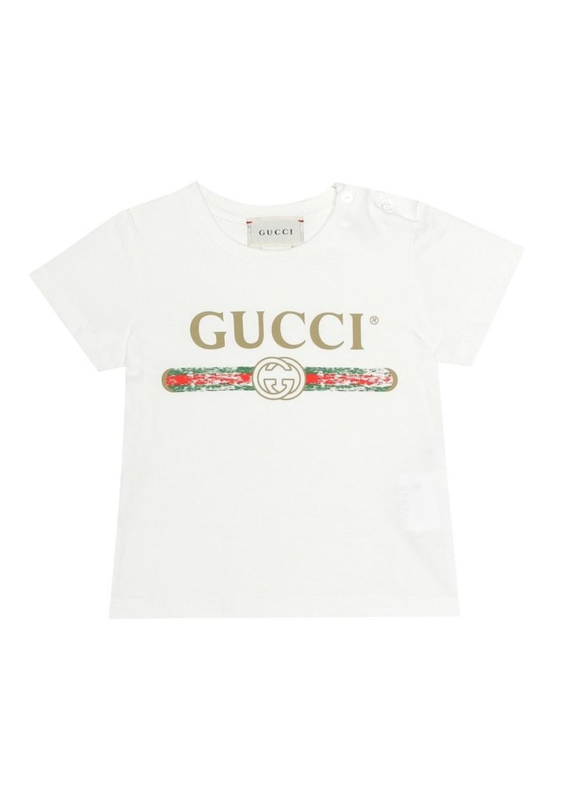 Gucci Kids Baby Printed cotton T-shirt